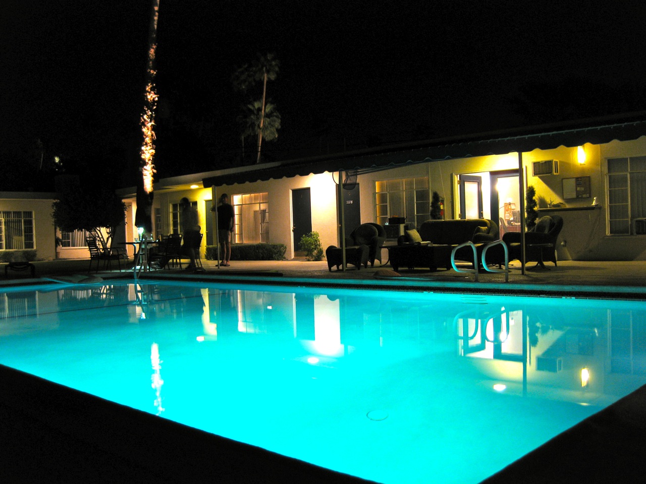 Pool At Night | the pool at night iron tree inn palm springs classic Pool At Night | the pool at night iron tree inn palm springs classic